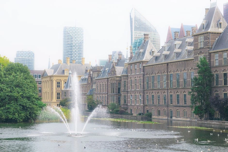 The Binnenhof, seat of the Dutch parliament in The Hague